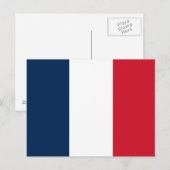 Franse vlag briefkaart (Voorkant / Achterkant)
