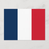Franse vlag briefkaart (Voorkant)