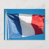 Franse vlag briefkaart (Voorkant)
