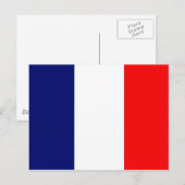 Franse vlag briefkaart (Voorkant / Achterkant)