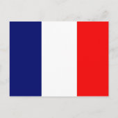 Franse vlag briefkaart (Voorkant)