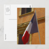 franse vlag briefkaart (Voorkant / Achterkant)