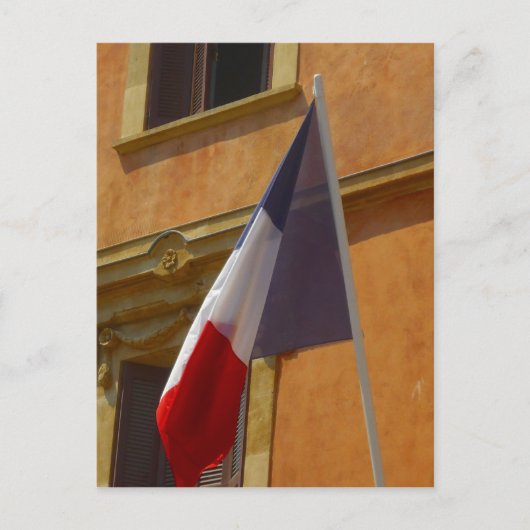 franse vlag briefkaart (Voorkant)