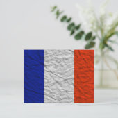 franse vlag briefkaart (Staand voorkant)
