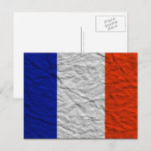 franse vlag briefkaart (Voorkant / Achterkant)