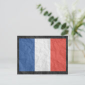Franse vlag briefkaart (Staand voorkant)