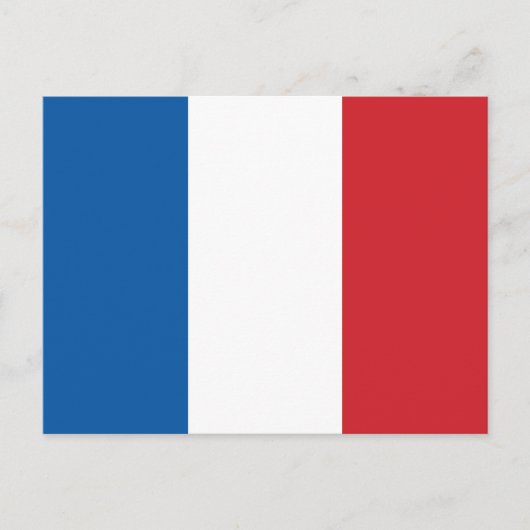 Franse vlag briefkaart (Voorkant)