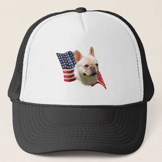 Franse vlag Bulldog Trucker Pet (Voorkant)