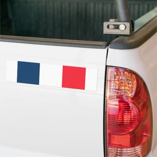 Franse vlag bumpersticker (Op Truck)