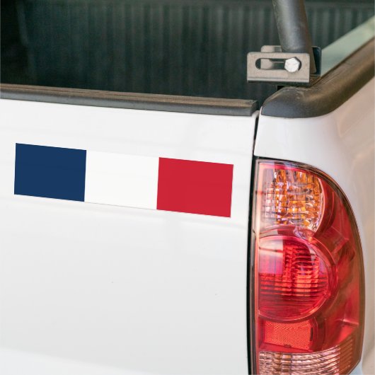 Franse vlag bumpersticker (Op Truck)