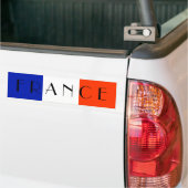 franse vlag bumpersticker (Op Truck)