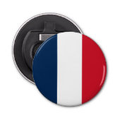 Franse vlag button flesopener (Voorkant)