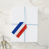 Franse vlag cadeaulabel (Met Touw)