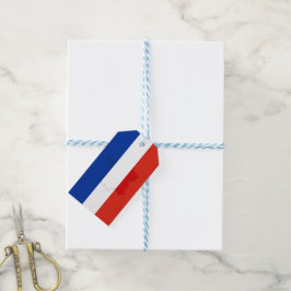 Franse vlag cadeaulabel