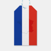 Franse vlag cadeaulabel (Voorkant)