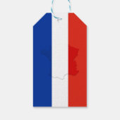 Franse vlag cadeaulabel (Achterkant)