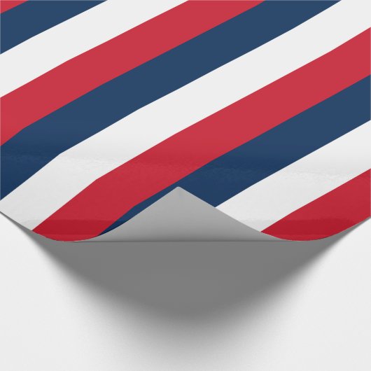Franse vlag cadeaupapier (Hoek)
