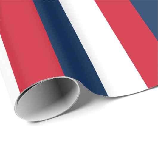 Franse vlag cadeaupapier (Rol Hoek)