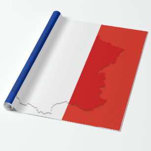 Franse vlag cadeaupapier