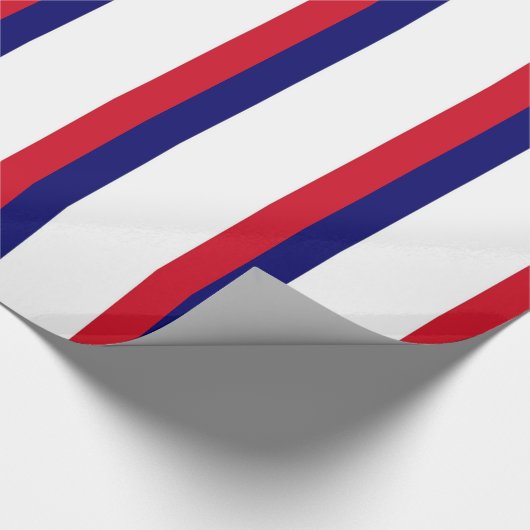 Franse vlag cadeaupapier (Hoek)