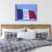 Franse vlag canvas afdruk (Insitu (Slaapkamer))