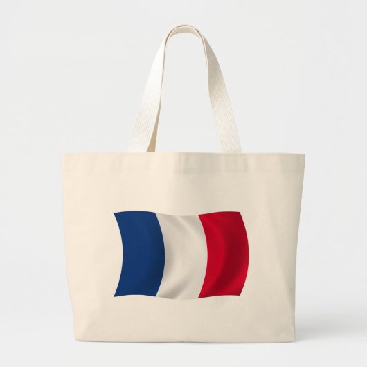 Franse vlag Canvas tas (Voorkant)