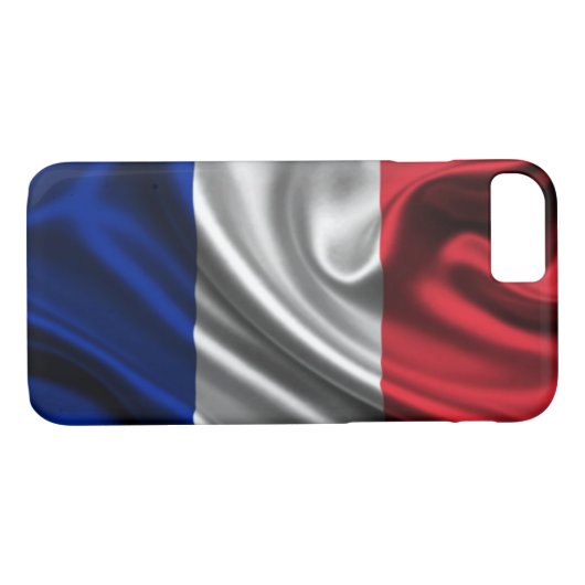 Franse vlag Case-Mate iPhone case (Achterkant (Horizontaal))
