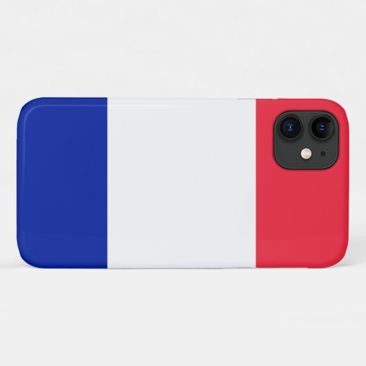 Franse vlag Case-Mate iPhone case (Achterkant (horizontaal))