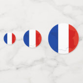 Franse vlag confetti (Achterkanten)