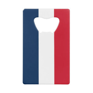 Franse Vlag Credit Card Flesopener Creditkaart Flessenopener