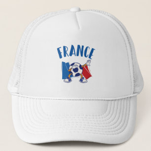 Franse vlag Dabbing Voetbal Trucker Pet