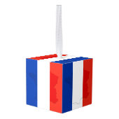 Franse vlag decoratie (Achter hoekig)