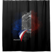 Franse vlag douchegordijn (Voorkant)