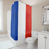 Franse vlag douchegordijn (In situ)