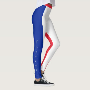 Franse vlag driekleur, Frankrijk mode / sportfan Leggings