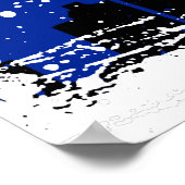 Franse vlag Egaliteé Fraternité eiffel Poster (Hoek)