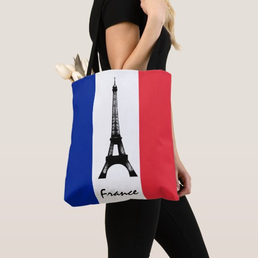 Franse vlag & Eiffel Tower - Frankrijk/sportfans Tote Bag (Dichtbij)