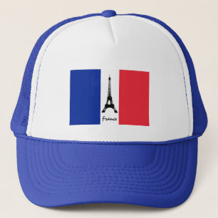 Franse vlag & Eiffel Tower - Frankrijk/sportfans Trucker Pet