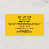 Franse vlag & embleem, Vlag van Frankrijk Visitekaartje (Achterkant)