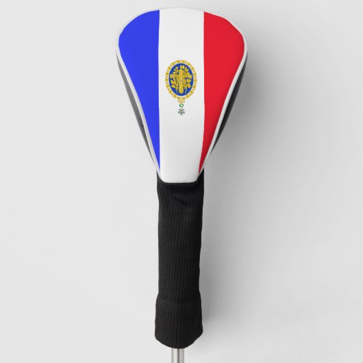 Franse vlag — Emblem Golfheadcover (Voorkant)