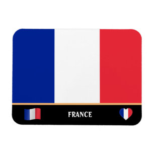 Franse vlag en Frans land reizen/Frankrijk Magneet