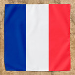 Franse vlag en Franse mode bandana/sport fan Bandana<br><div class="desc">BANDANAS: Franse vlag en Franse mode - hou van mijn land,  reizen,  vakantie,  nationale patriotten/sportfans</div>