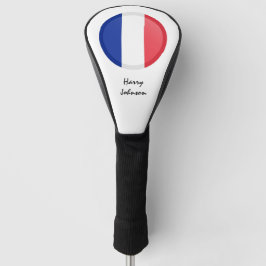 Franse vlag en monogrammed Golf Clubs Hoesjes Fran Golfheadcover