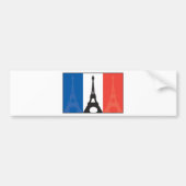 Franse vlag en olifantentoren bumpersticker (Voorkant)