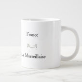 Franse vlag en volkslied koffie / thee mok (Rechts)