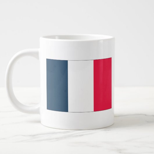 Franse vlag en volkslied koffie / thee mok (Links)
