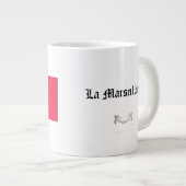 Franse vlag en volkslied koffie / thee mok (Voorkant rechts)