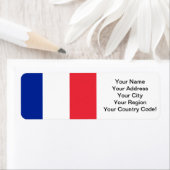 Franse vlag etiket (Insitu)