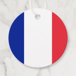 Franse Vlag Favor Tags Bedankjes Labels
