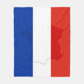 Franse vlag fleece deken (Voorkant)